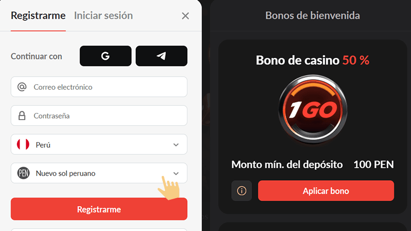 Rеgіѕtrο 1Gο Саѕіnο