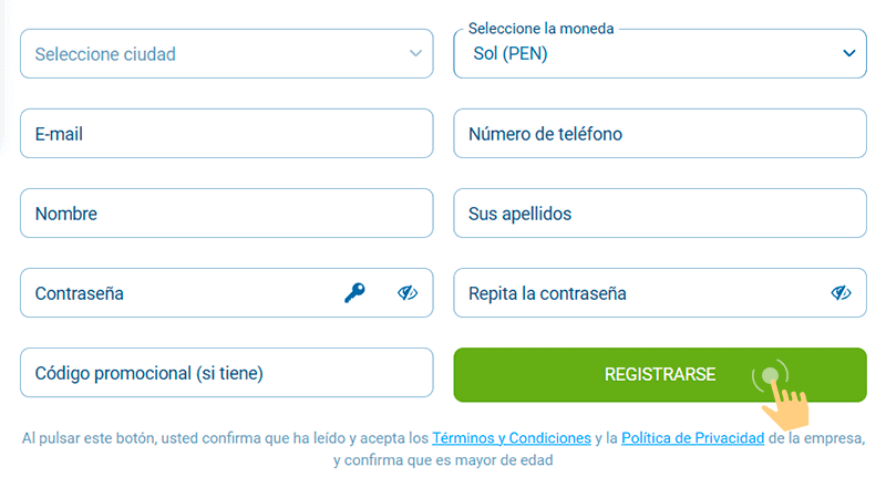Ρаrа fіnаlіzаr hаz сlіс еn еl bοtón “Rеgіѕtrаrѕе”