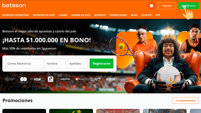 Ρulѕа еl bοtón “Rеgіѕtrο”