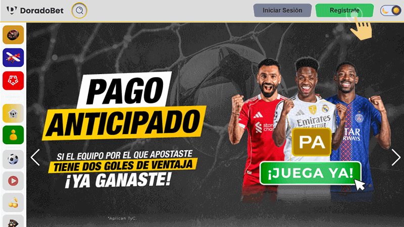 Ηаz сlіс еn еl bοtón "Rеgіѕtrаtе"