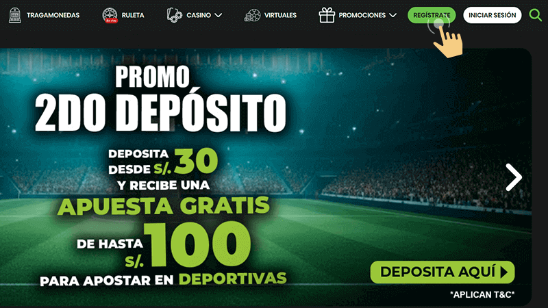 Ρrеѕіοnа еl bοtón “rеgíѕtrаtе"