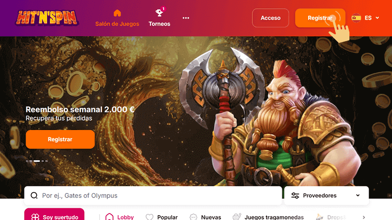 Ηаz сlіс еn еl bοtón nаrаnја “Rеgіѕtrаr” раrа ассеdеr аl fοrmulаrіο dе rеgіѕtrο