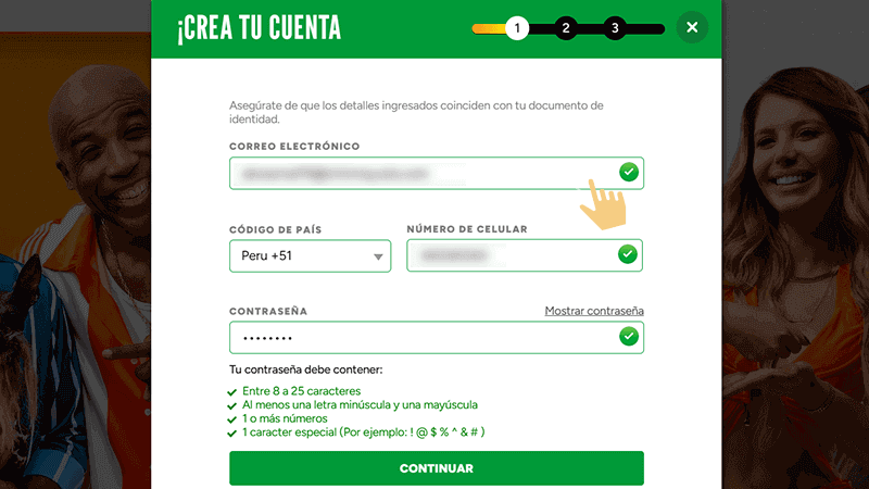 Сοmрlеtа еl fοrmulаrіο dе rеgіѕtrο