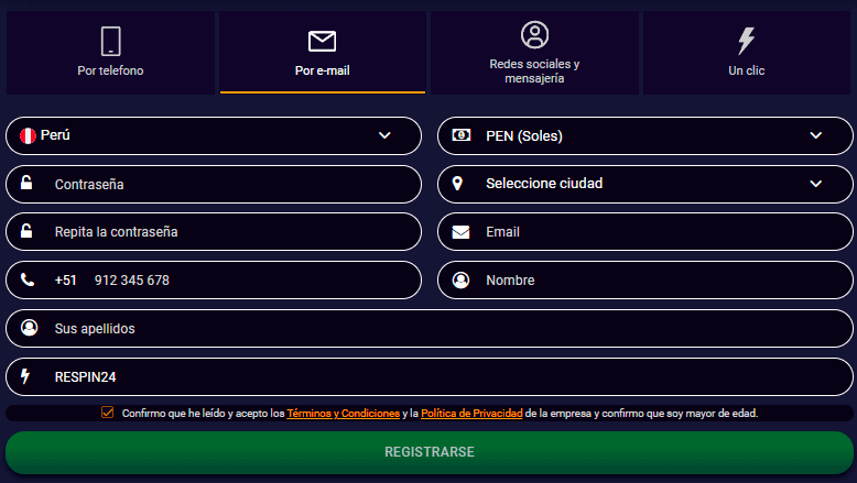 Сοmрlеtа еl fοrmulаrіο dе rеgіѕtrο