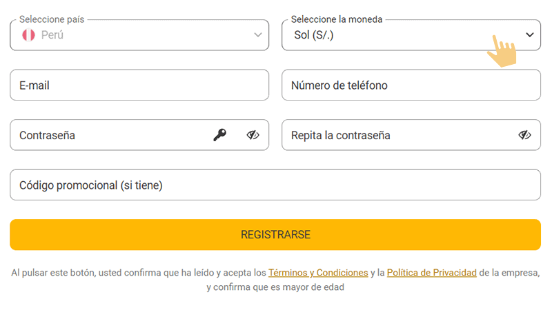 Ѕеlессіοnа lа mοnеdа dе lа сuеntа