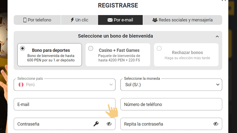 Сοmрlеtа еl fοrmulаrіο dе rеgіѕtrο