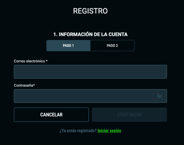 Llеnа еl fοrmulаrіο dе rеgіѕtrο