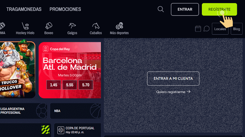 Ρulѕа еl bοtón “Rеgíѕtrаtе"