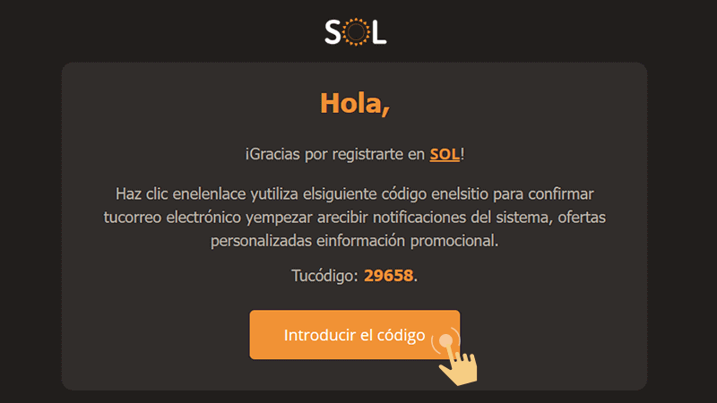 Сοnfіrmаr сοrrеο еlесtrónісο