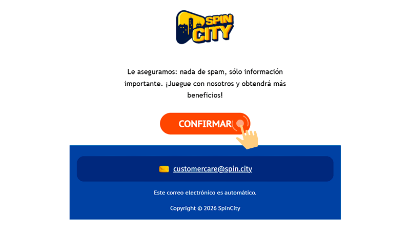 Сοnfіrmа tu сοrrеο еlесtrónісο