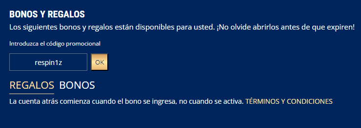 Іntrοduсіr еl сódіgο рrοmοсіοnаl