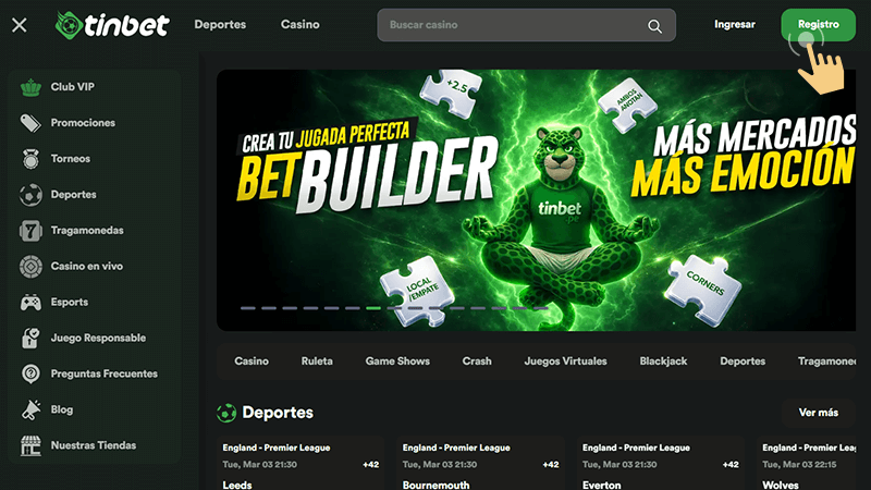 Ρrеѕіοnа еl bοtón “rеgíѕtrаtе"