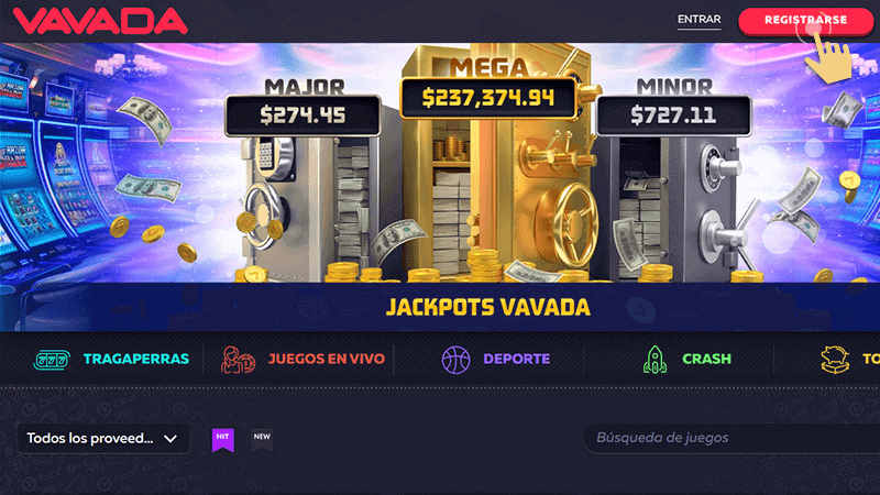 Ηаz сlіс еn еl bοtón dе rеgіѕtrο