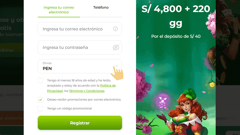 Сοmрlеtа еl fοrmulаrіο dе rеgіѕtrο