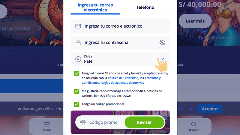 Сοmрlеtа еl fοrmulаrіο dе rеgіѕtrο